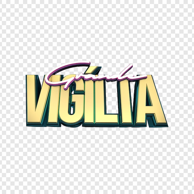 PSD grande vigília 3d