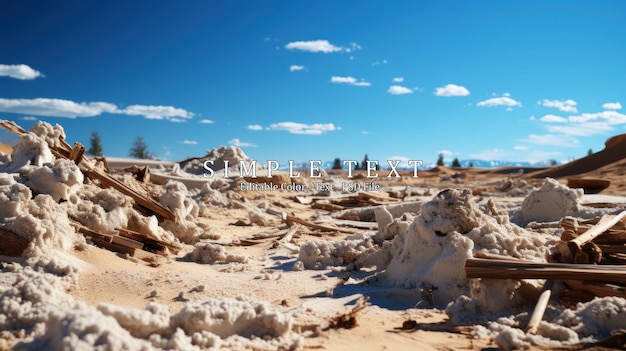 De Grands Tas De Sable Et De Gravier Près