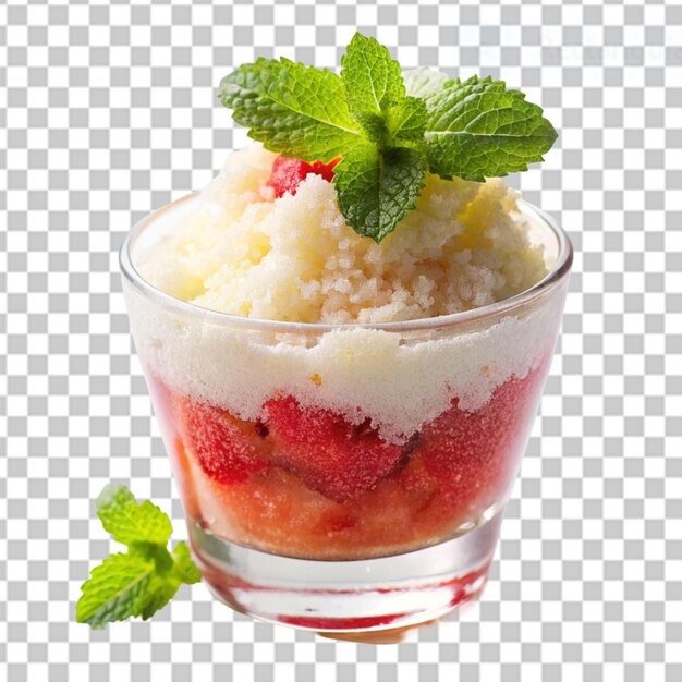 PSD granita em fundo transparente