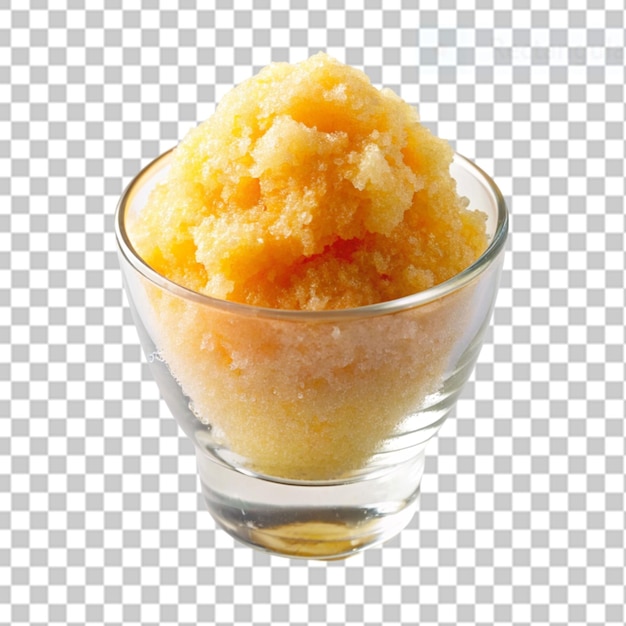 PSD granita on transparent background