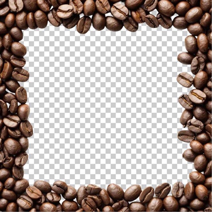 PSD grãos de café