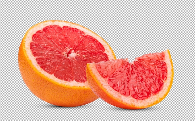 Grapefruit isoliert auf Akpha-Layer-Hintergrund