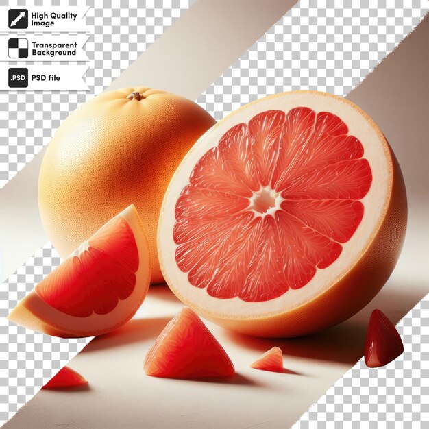 PSD grapefruit psd em fundo transparente