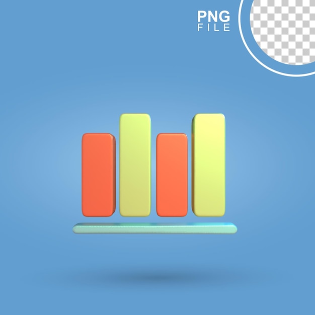 Graphique à barres 3D élevé