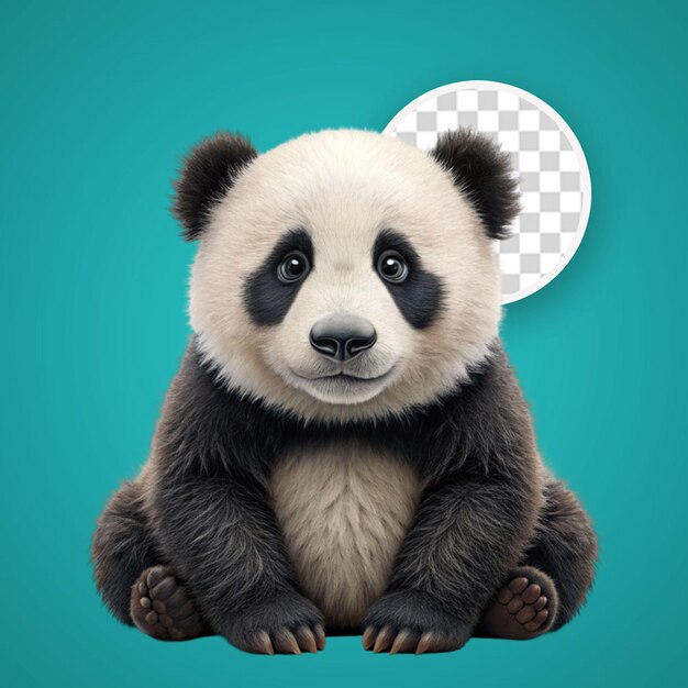 PSD graphique du panda