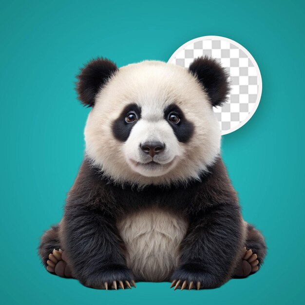 PSD graphique du panda