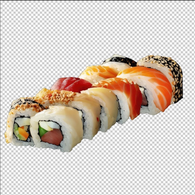 PSD graphique de jeu de sushi gastronomique