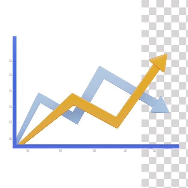 Un graphique avec une ligne bleue et une ligne jaune avec le mot données dessus.