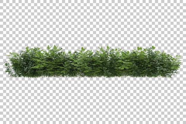 grasfeld für zusammensetzung lokalisiert auf hintergrund mit maske 3d-rendering-illustration