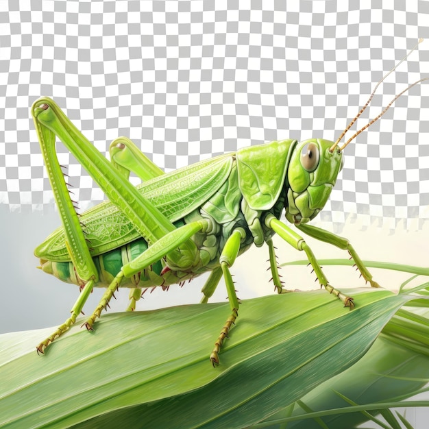 PSD grasshopper que é verde fundo transparente