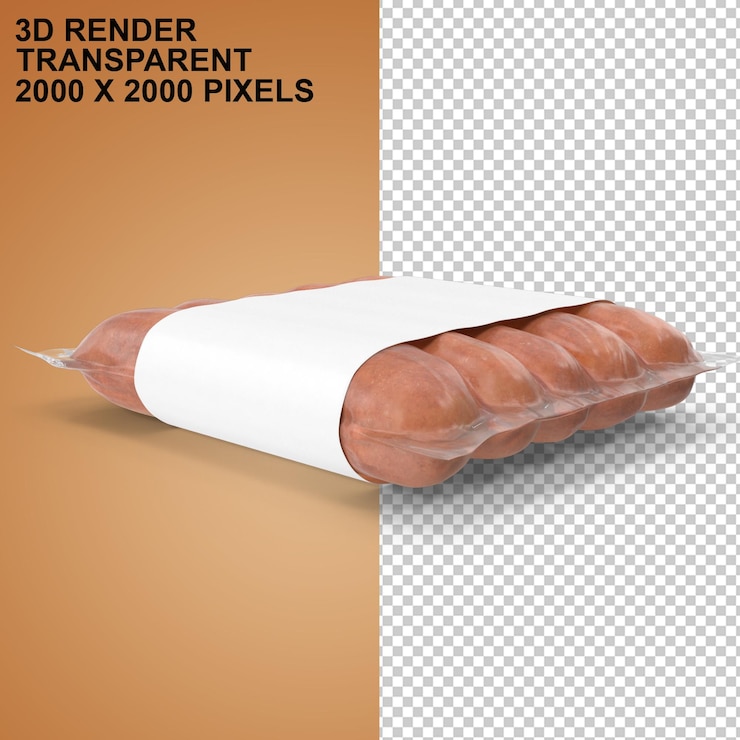PSD grate verpacktes deli-fleisch 2 vorlage