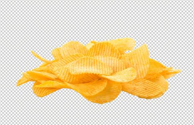 PSD gratuit png chips de pommes de terre