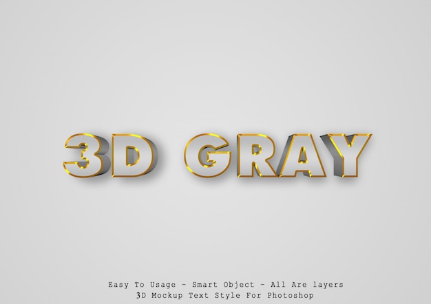 Grauer Arteffekt des Textes 3d