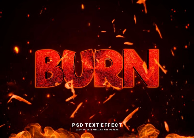 PSD graver l'effet de texte
