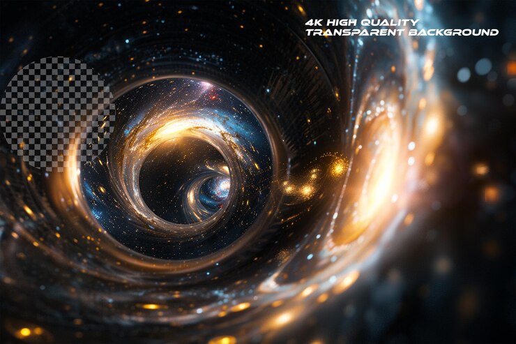 PSD gravitational lensing an effect predicted by einsteins t on transparent background