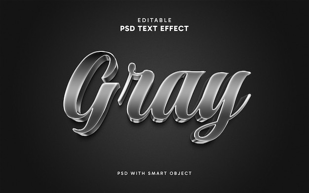 Gray Text Effect