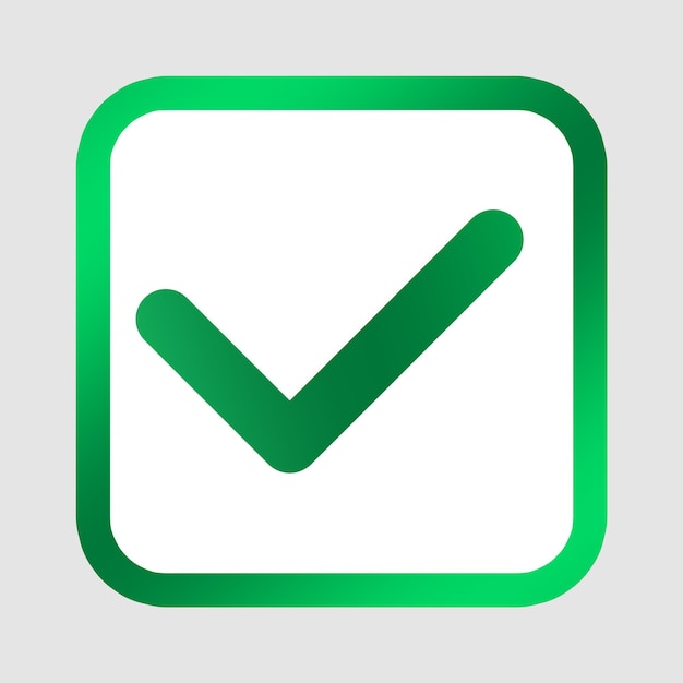 green check button element design psd file transparent background check mark symbol template design