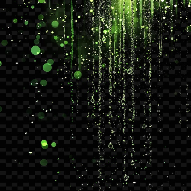 PSD green light on a black background