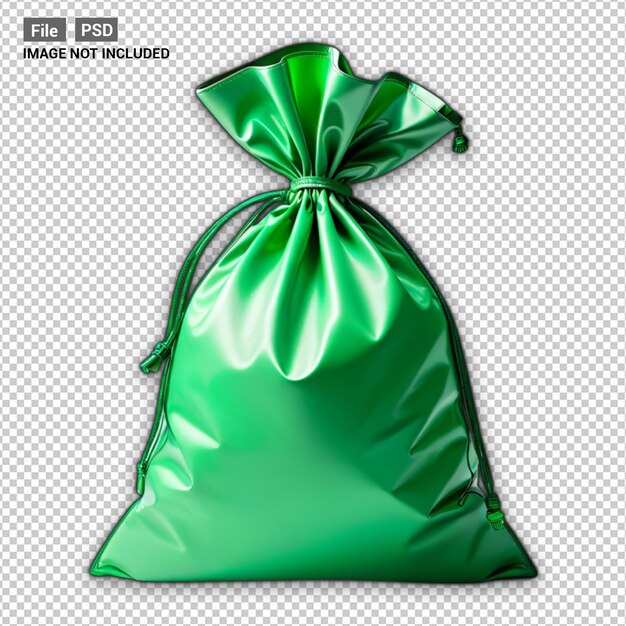 PSD green money bag