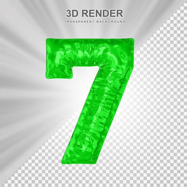 Green Number 7