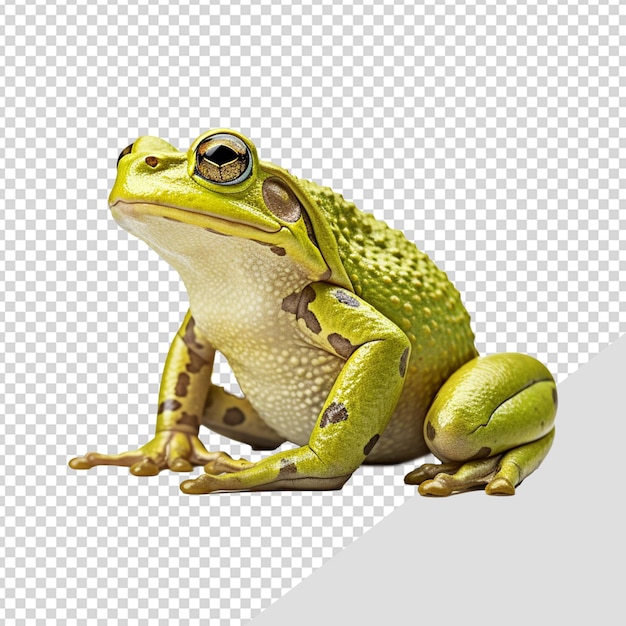 PSD grenouille isolée sur un fond transparent png