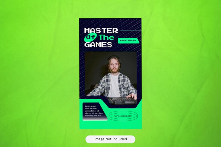 PSD grey cyber punk instagram el videojuego de la historia 10