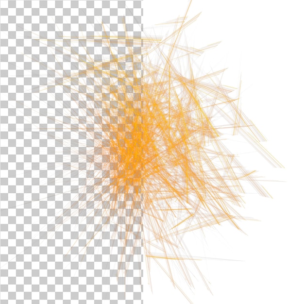 La grieta del planeta en el fondo transparente renderizado en 3D