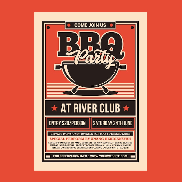 Grill-Party-Flyer