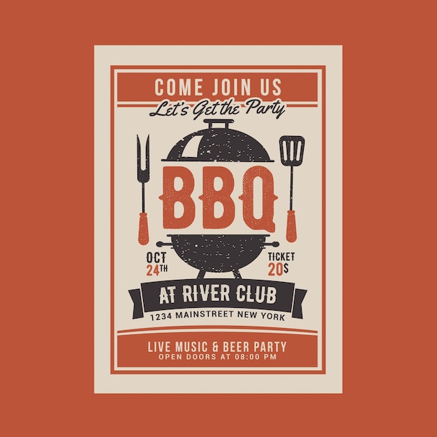 Grill-Party-Flyer
