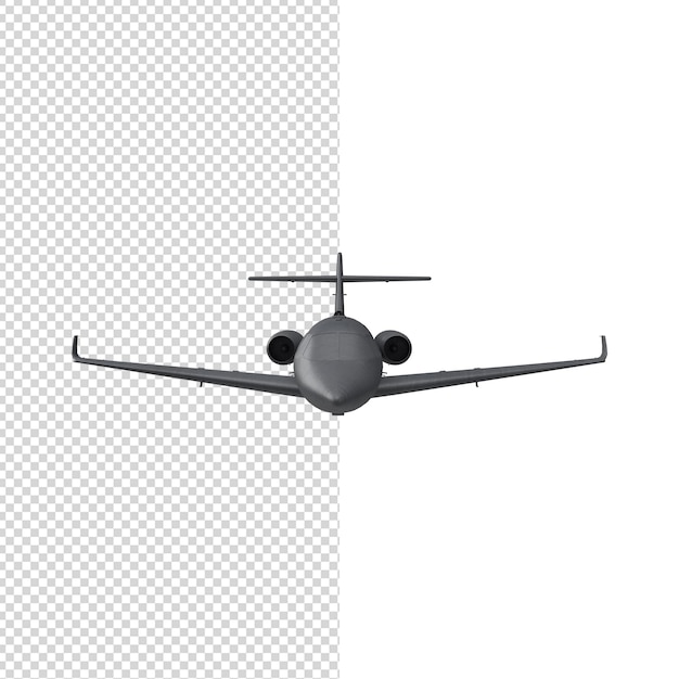 gros plan sur avion psd premium isolé 3d