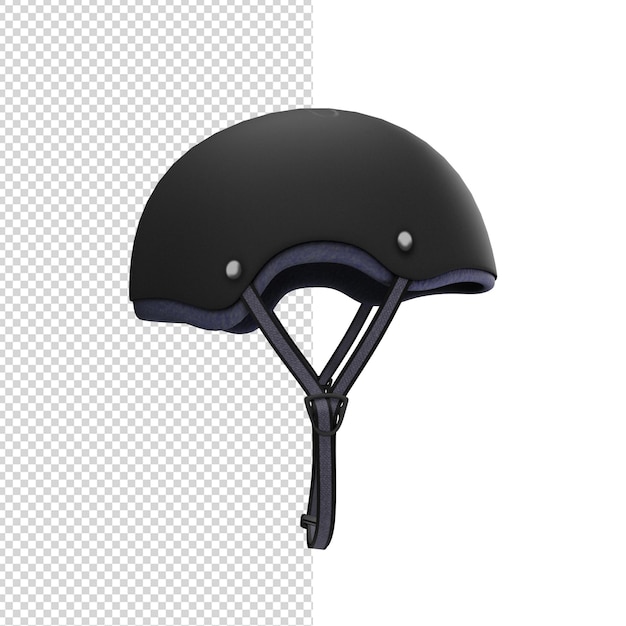 gros plan sur le casque de sport 3d premium isolé ps