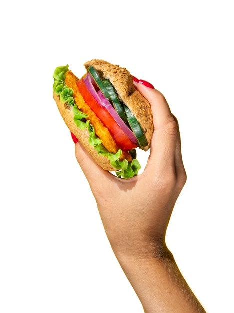 Gros plan sur un délicieux sandwich