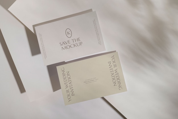 Gros plan sur la maquette du décor de mariage