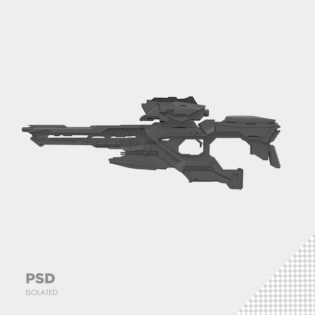 Gros Plan Sur Un Pistolet Isolé Psd Premium