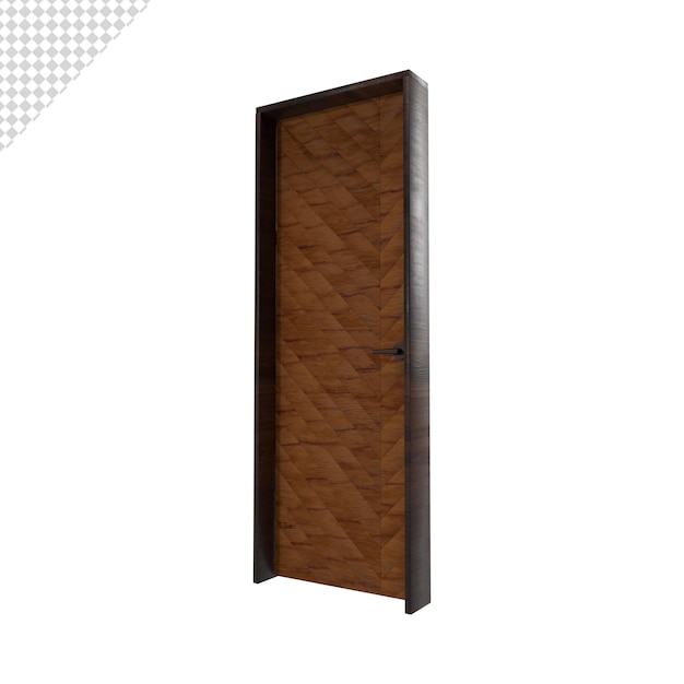 Gros plan sur la porte isolée