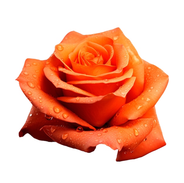 Gros plan sur des roses isolées