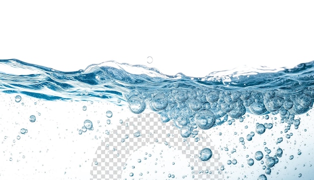 un gros plan d'une surface d'eau avec des bulles et des bulles