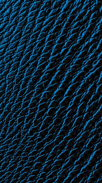 PSD un gros plan d'un tissu tissé bleu avec un fond bleu et noir