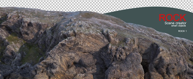 Große Felsen mit Rauheit und unterschiedlichen Ebenen