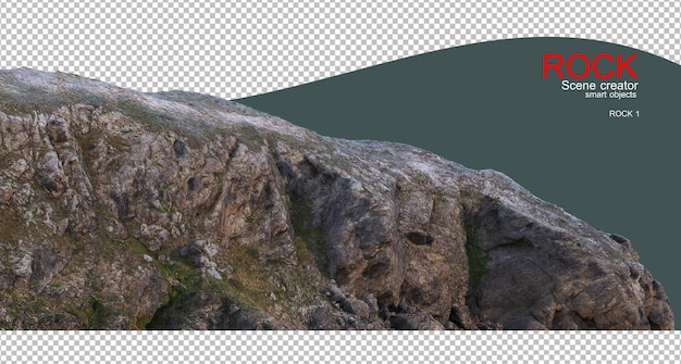 Große Felsen mit Rauheit und unterschiedlichen Ebenen