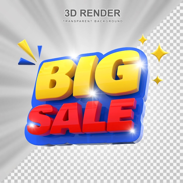 Großer Verkauf 3D-Render
