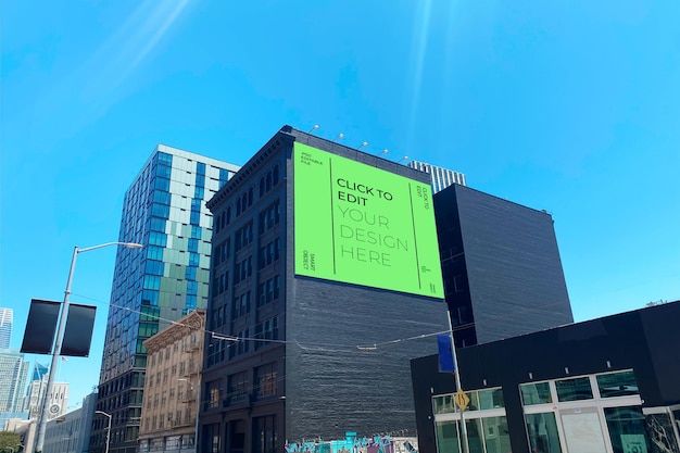 Großes Billboard-Gebäudemodell