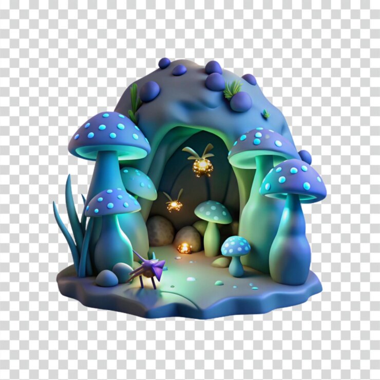 PSD la grotte enchantée des lucioles