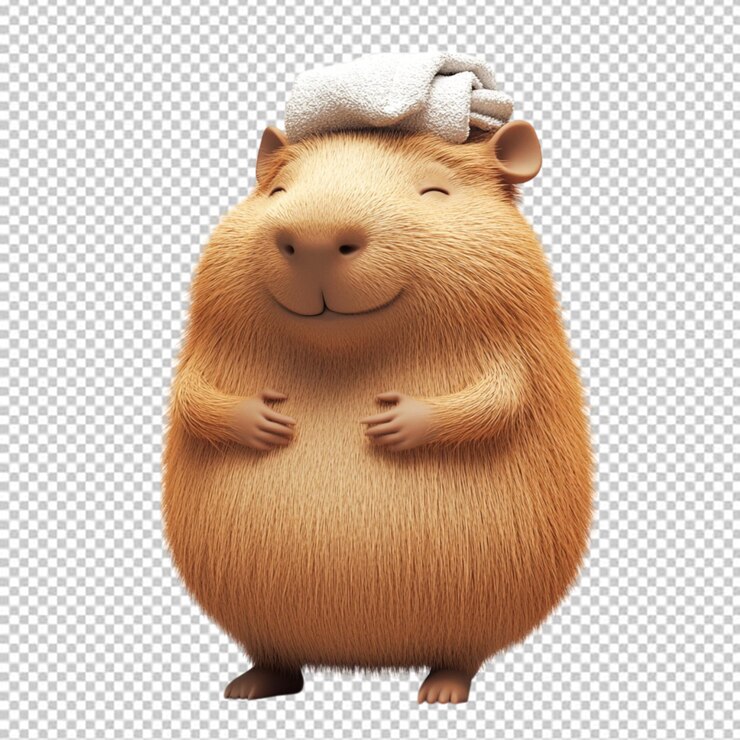 PSD groundhog aislado sobre un fondo transparente png
