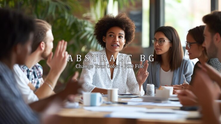 PSD un groupe de personnes qui ont une réunion