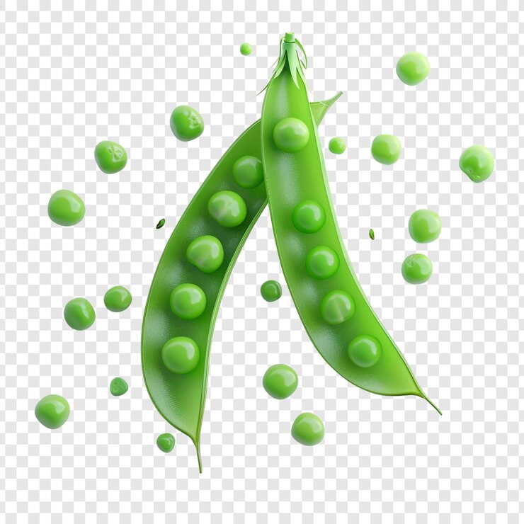 PSD grüne erbsen in hülsen