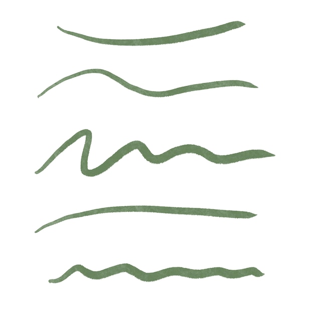 Grüne Pinselmuster