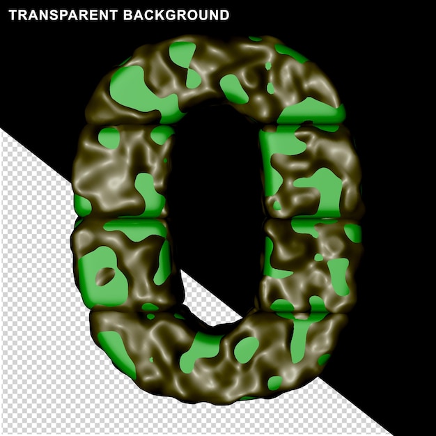 Grüne Tarnung.3d Nummer 0