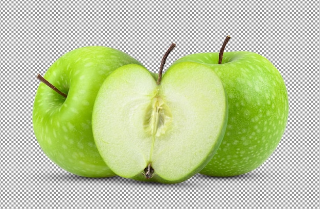 Grüner Apfel isoliert