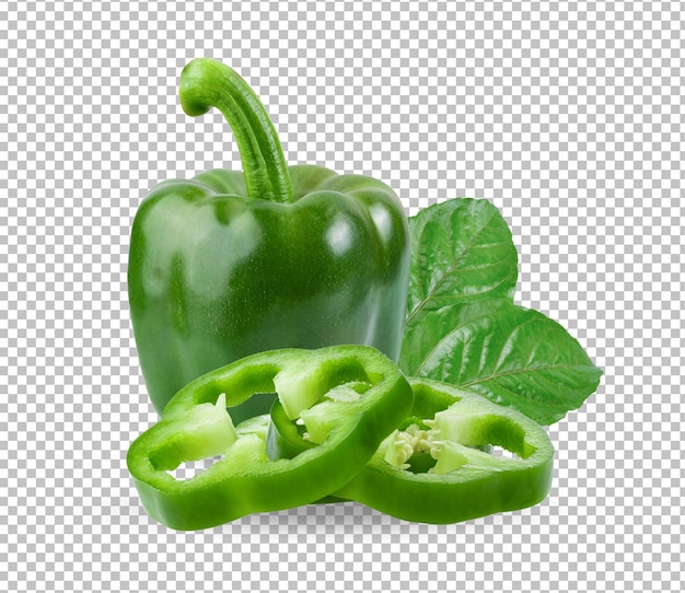 Grüner Pfeffer auf Alphaschicht